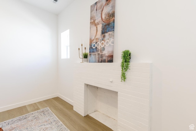 221 E 8th S, Ogden, UT 84401 - living area with wood finished floors and baseboards