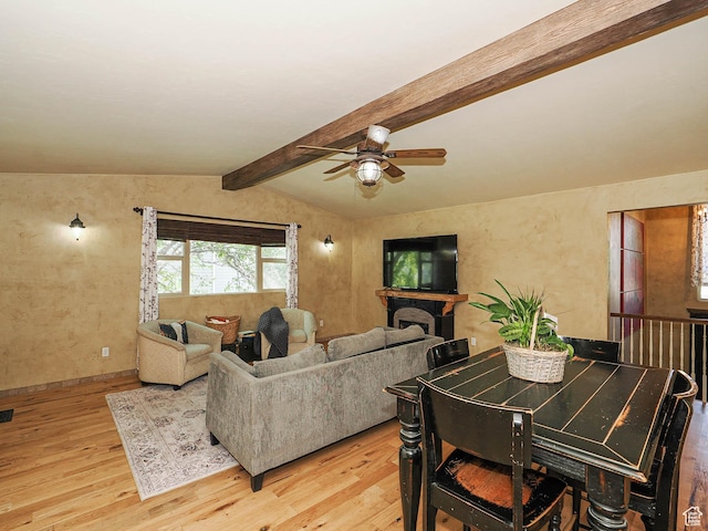 12615 S Dunhammer Dr, Riverton, UT 84065 - living room featuring light wood-style flooring and a ceiling fan