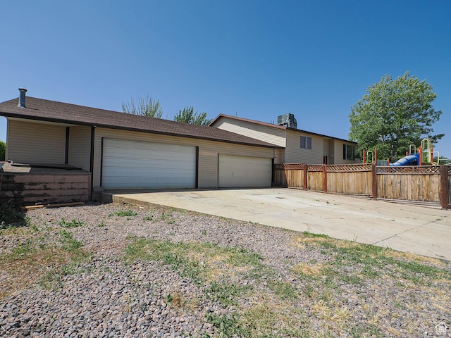 12615 S Dunhammer Dr, Riverton, UT 84065 - view of front of home with driveway and a garage