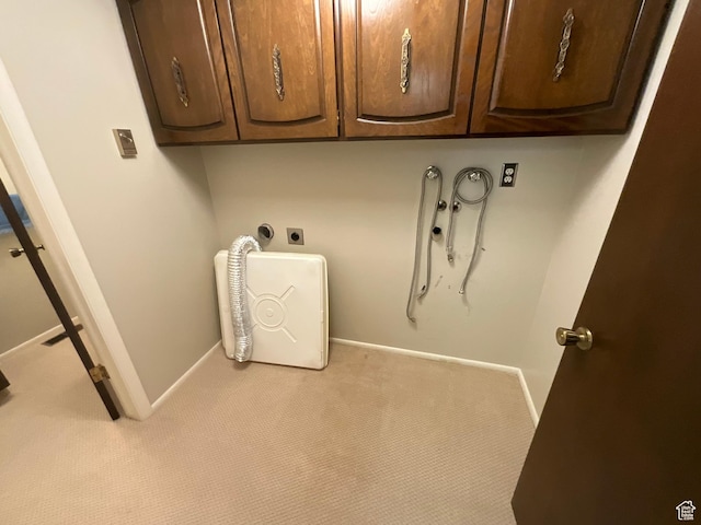3696 N 475 E, North Ogden, UT 84414 - washroom with electric dryer hookup, carpet, and cabinet space