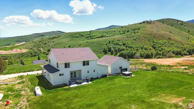689 W Dee Dr, Garden City, UT 84028 - view from above of property with a mountain backdrop