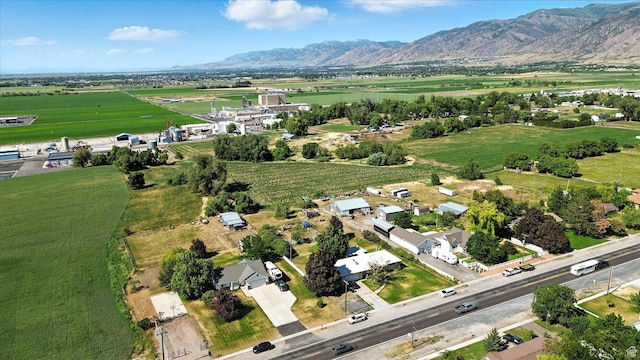 572 W 300 N, Hyrum, UT 84319 - aerial view of property's location featuring rural landscape and mountains