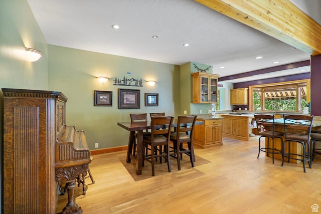 2125 E Elk Meadow Cir, Kamas, UT 84036 - dining space featuring light wood finished floors and recessed lighting