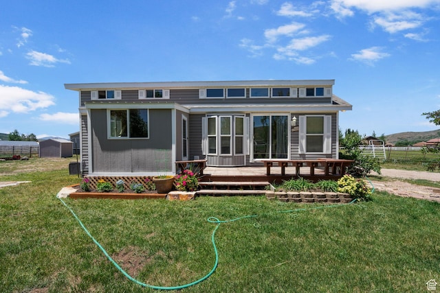 2125 E Elk Meadow Cir, Kamas, UT 84036 - view of front of home with a deck