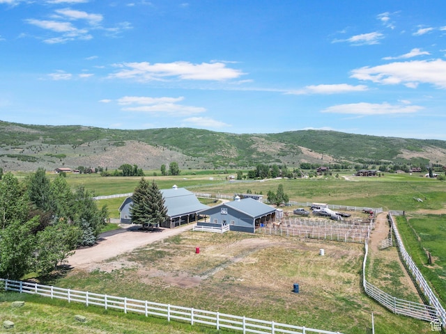 2125 E Elk Meadow Cir, Kamas, UT 84036 - aerial view of sparsely populated area featuring a mountainous background and a pastoral area