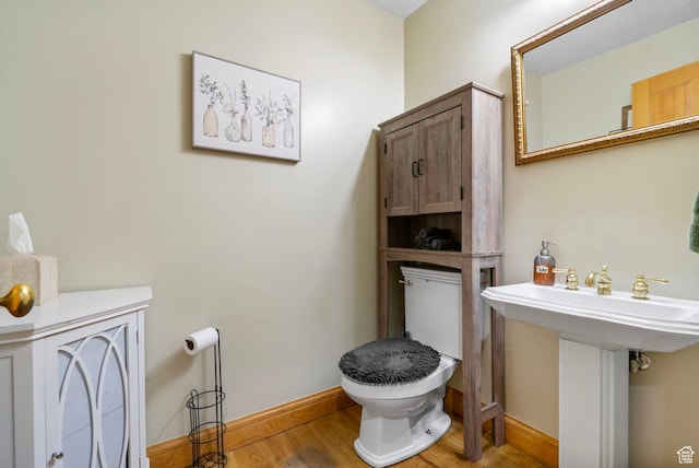 2125 E Elk Meadow Cir, Kamas, UT 84036 - bathroom featuring toilet and wood finished floors