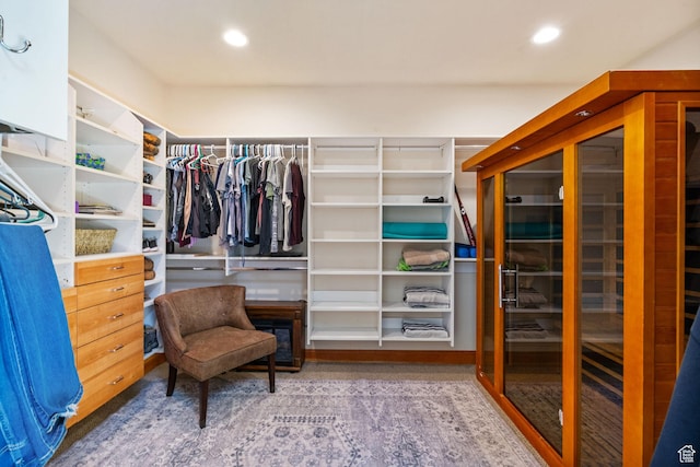 2125 E Elk Meadow Cir, Kamas, UT 84036 - walk in closet with wood finished floors