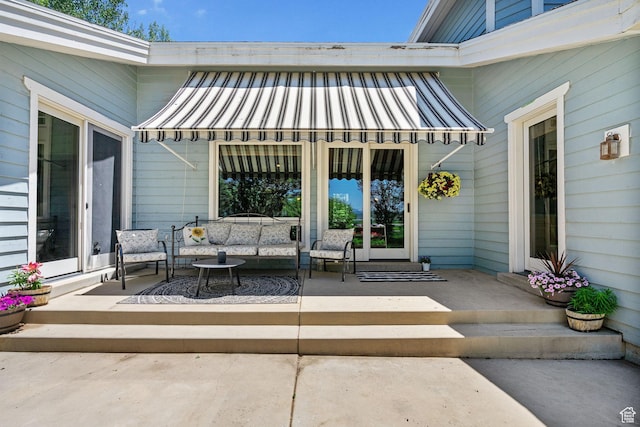 2125 E Elk Meadow Cir, Kamas, UT 84036 - view of patio / terrace featuring outdoor lounge area