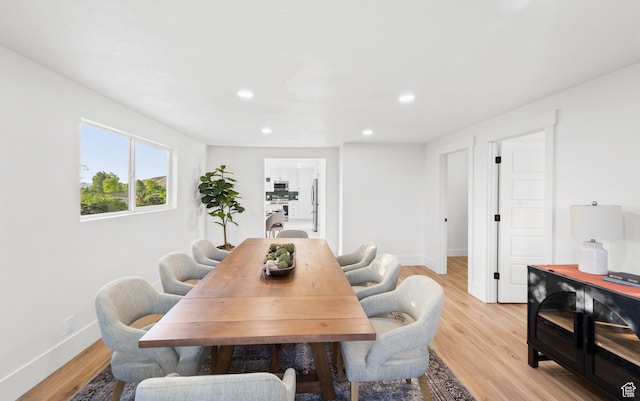 10 S 1400 E, Pleasant Grove, UT 84062 - dining space with light wood finished floors and recessed lighting