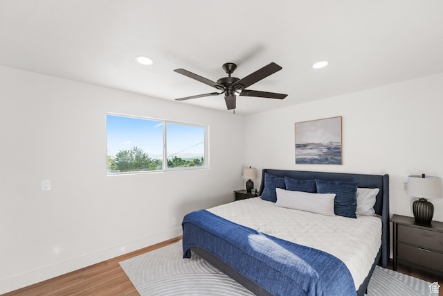 10 S 1400 E, Pleasant Grove, UT 84062 - bedroom with wood finished floors, recessed lighting, and a ceiling fan