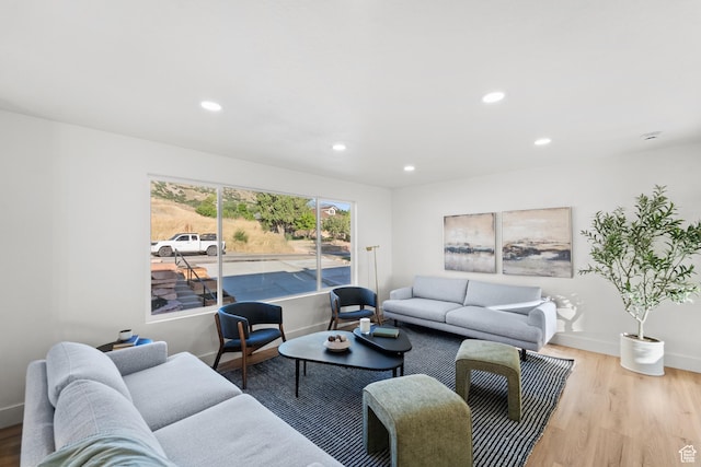 10 S 1400 E, Pleasant Grove, UT 84062 - living room featuring wood finished floors and recessed lighting