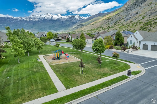 4067 W View Pointe Dr N, Highland, UT 84003 - mountain view featuring nearby suburban area