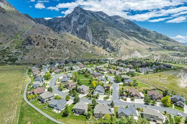 4067 W View Pointe Dr N, Highland, UT 84003 - aerial view of property's location with mountains and nearby suburban area