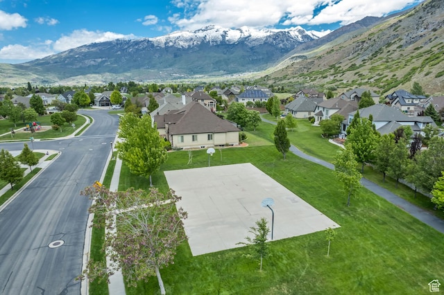 4067 W View Pointe Dr N, Highland, UT 84003 - aerial overview of property's location with nearby suburban area and a mountainous background