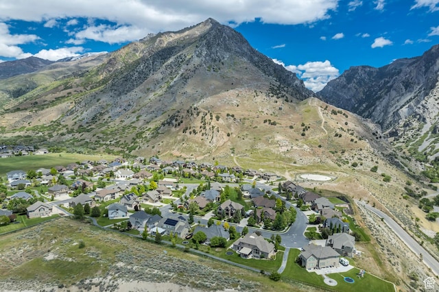 4067 W View Pointe Dr N, Highland, UT 84003 - view of property location with a mountainous background and nearby suburban area