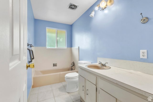 185 S 200 W, Providence, UT 84332 - full bathroom featuring a bath, vanity, and tile patterned floors