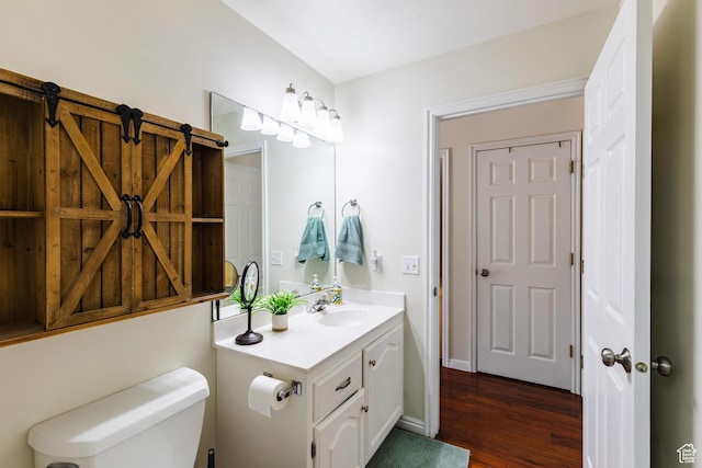 14048 S Van Cott Peak Cir W, Riverton, UT 84096 - bathroom with vanity and wood finished floors