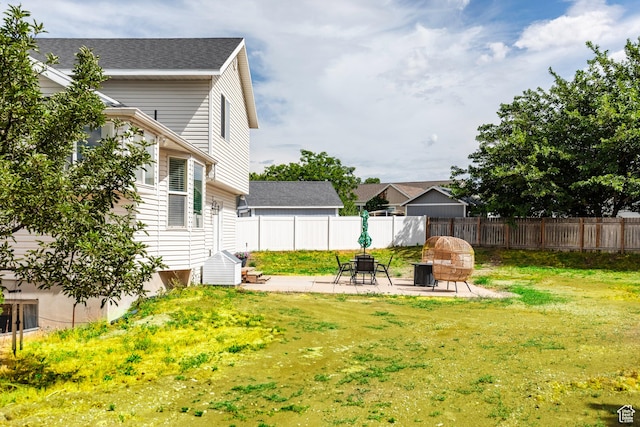 14048 S Van Cott Peak Cir W, Riverton, UT 84096 - view of yard featuring a patio