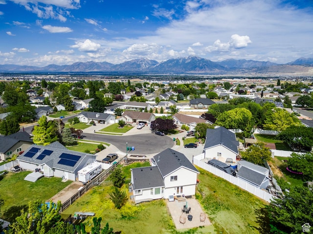 14048 S Van Cott Peak Cir W, Riverton, UT 84096 - aerial view of residential area featuring a mountainous background