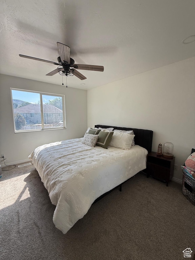 14048 S Van Cott Peak Cir W, Riverton, UT 84096 - bedroom featuring carpet flooring and ceiling fan