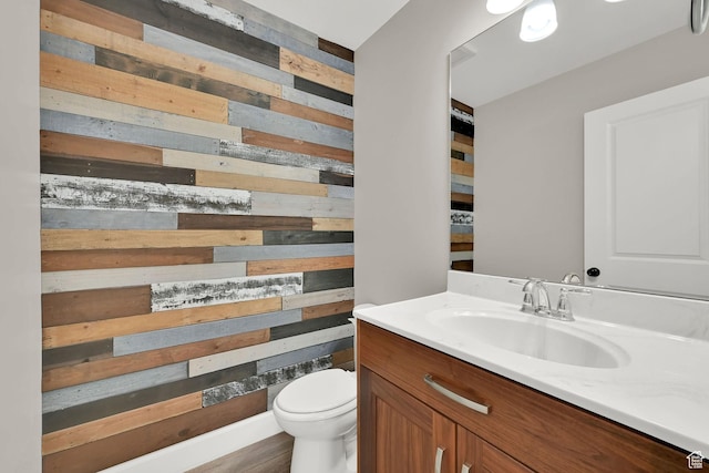 6699 E 950 S, Huntsville, UT 84317 - bathroom with wooden walls and vanity