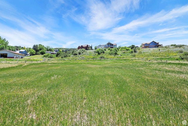 6699 E 950 S, Huntsville, UT 84317 - view of yard featuring a view of countryside