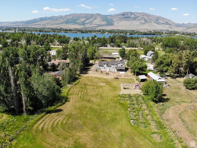 6699 E 950 S, Huntsville, UT 84317 - drone / aerial view of a water and mountain view