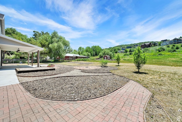 6699 E 950 S, Huntsville, UT 84317 - view of yard with ceiling fan