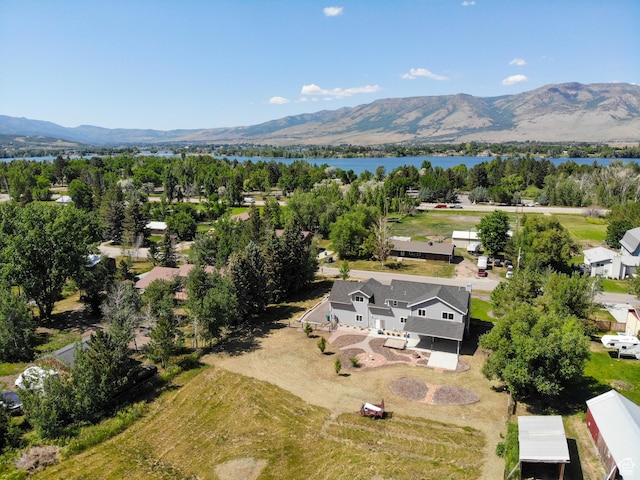 6699 E 950 S, Huntsville, UT 84317 - aerial view of residential area with a water and mountain view