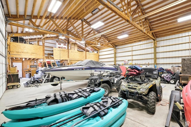 36 N Main St, Mantua, UT 84324 - garage with metal wall