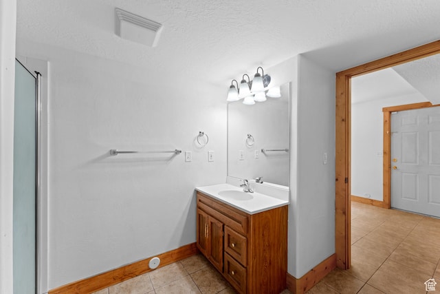 1060 E 1100 N, Pleasant Grove, UT 84062 - full bathroom featuring vanity, tile patterned flooring, and a textured ceiling