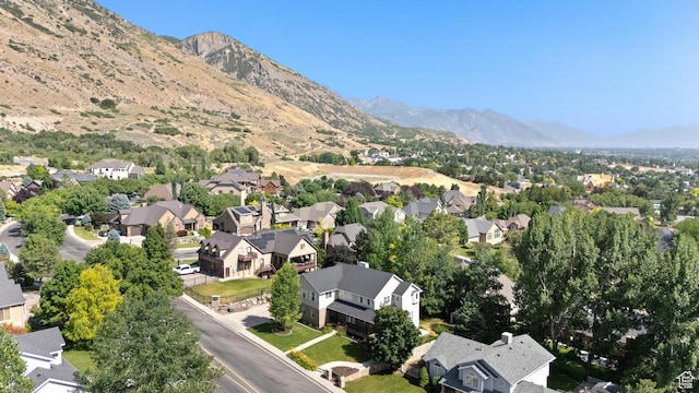 1060 E 1100 N, Pleasant Grove, UT 84062 - aerial view of property's location with nearby suburban area and mountains
