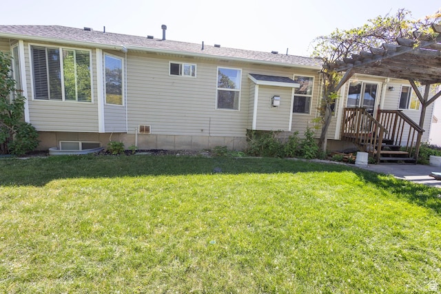 8298 S Festive Way, West Jordan, UT 84088 - back of house featuring a yard