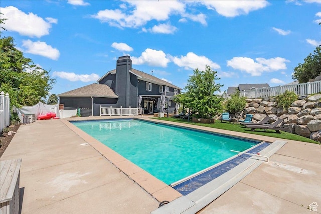 4104 S Bridlewood Dr E, Bountiful, UT 84010 - view of pool featuring a patio area