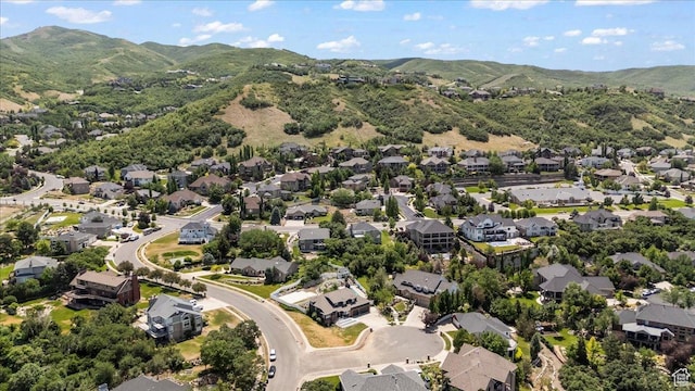 4104 S Bridlewood Dr E, Bountiful, UT 84010 - aerial view of property and surrounding area with mountains and nearby suburban area