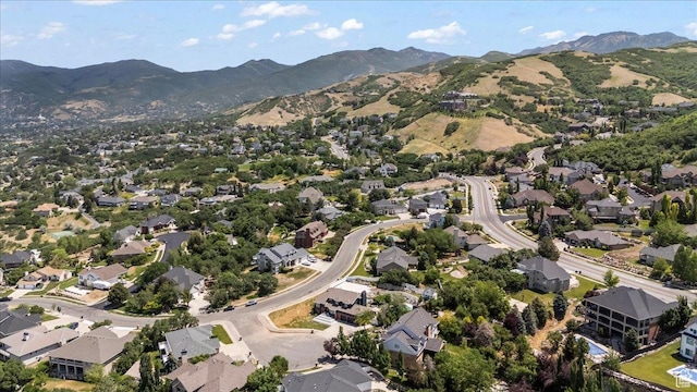 4104 S Bridlewood Dr E, Bountiful, UT 84010 - aerial view of property's location with mountains and nearby suburban area