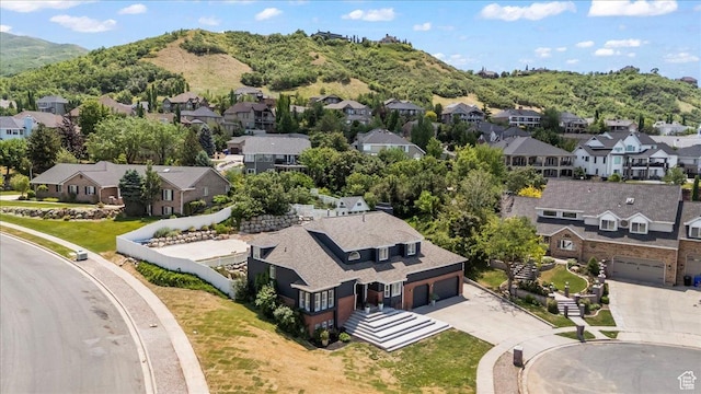 4104 S Bridlewood Dr E, Bountiful, UT 84010 - aerial perspective of suburban area with a mountainous background
