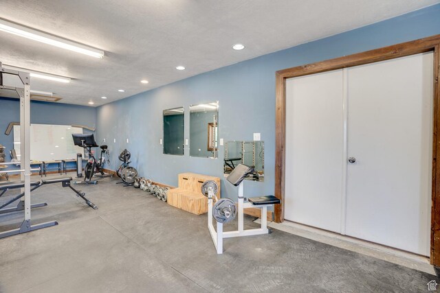 3035 S Big Hollow Rd, Heber City, UT 84032 - exercise area with recessed lighting