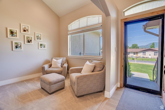 3035 S Big Hollow Rd, Heber City, UT 84032 - entrance foyer featuring baseboards and vaulted ceiling