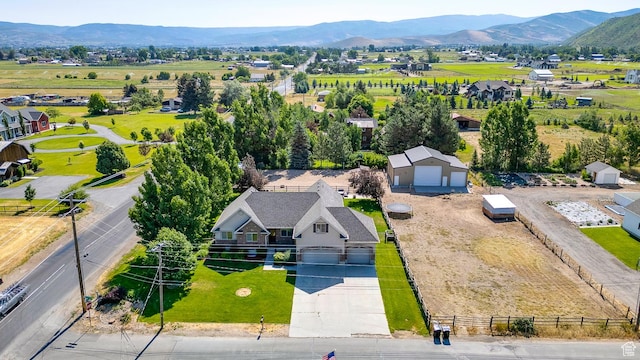3035 S Big Hollow Rd, Heber City, UT 84032 - view from above of property with a mountainous background