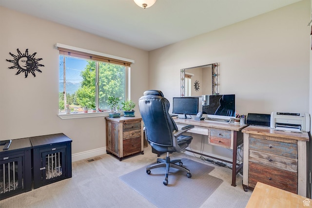 3035 S Big Hollow Rd, Heber City, UT 84032 - carpeted home office with baseboards