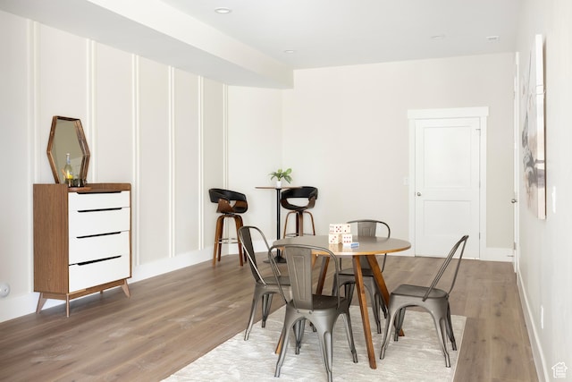 14277 S Keely Ct, Bluffdale, UT 84065 - dining area with light wood-type flooring and baseboards