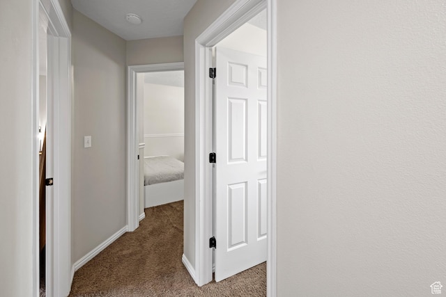 318 W 850 N, Springville, UT 84663 - hallway featuring carpet floors and baseboards