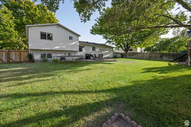 318 W 850 N, Springville, UT 84663 - fenced backyard with a patio