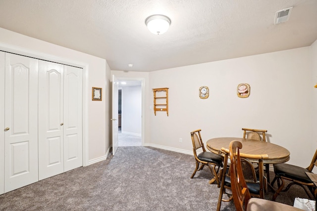 798 E Spruce Tree Ln, Sandy, UT 84094 - dining area with carpet floors and a textured ceiling