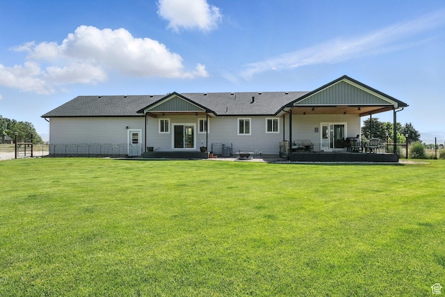 968 S 5400 W, Malad City, ID 83252 - rear view of property with a patio area and roof with shingles