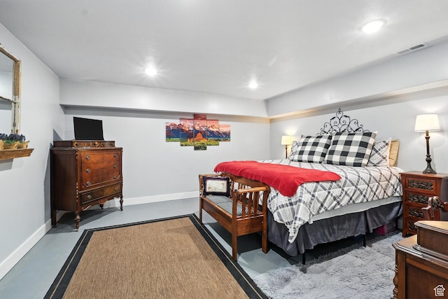 968 S 5400 W, Malad City, ID 83252 - bedroom with concrete floors and recessed lighting