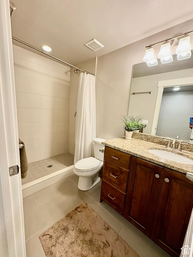 966 E 2810 S, Heber City, UT 84032 - full bath featuring vanity, tile patterned flooring, and a tile shower