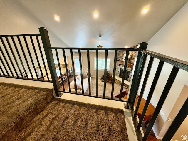 966 E 2810 S, Heber City, UT 84032 - stairway featuring carpet and recessed lighting