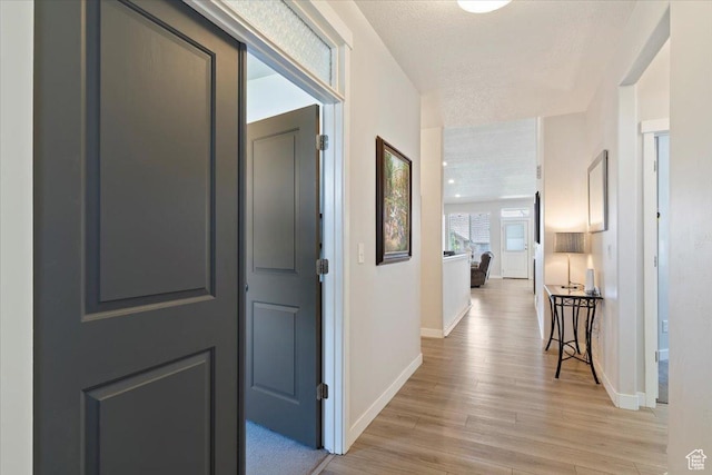 1381 W 425 S, Layton, UT 84041 - corridor with light wood-style floors and a textured ceiling